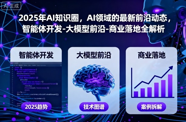 【20226】小司2025年AI知识圈，AI领域的最新前沿动态，智能体开发-大模型前沿-商业落地全解析（11月更新）