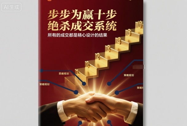 【20235】销冠天下步步为赢十步绝杀成交系统，所有的成交都是精心设计的结果