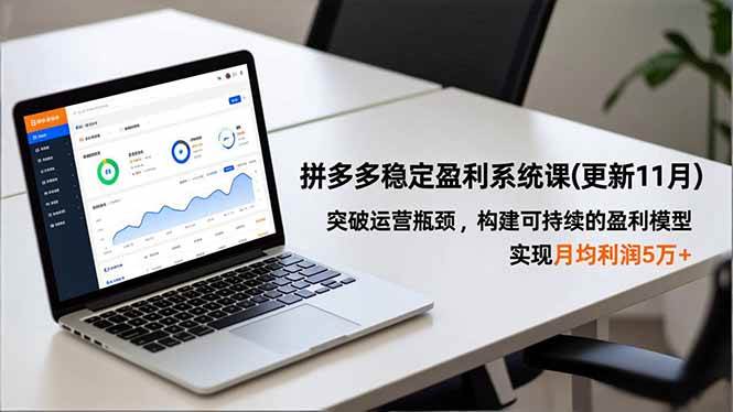【20548】发宝电商拼多多稳定盈利系统课(更新11月25日)，突破运营瓶颈，构建可持续的盈利模型，实现月均利润5万+