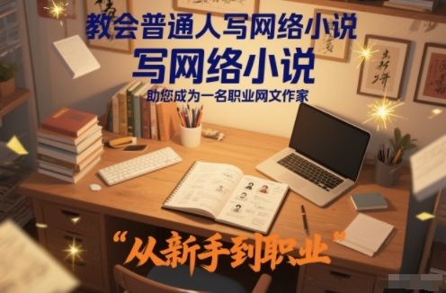 无忧文化教会普通人写网络小说，助您成为一名职业网文作家