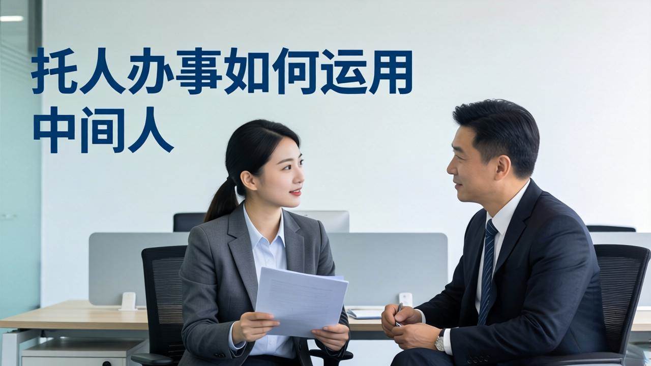 【21532】付费文章：托人办事如何运用中间人？