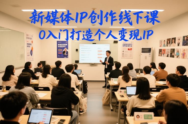 【21139】琴娴新媒体IP创作线下课，0入门打造个人变现IP
